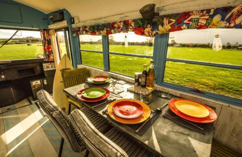 Cheddar Other | Unique American School Bus Glamping Experience in Somerset