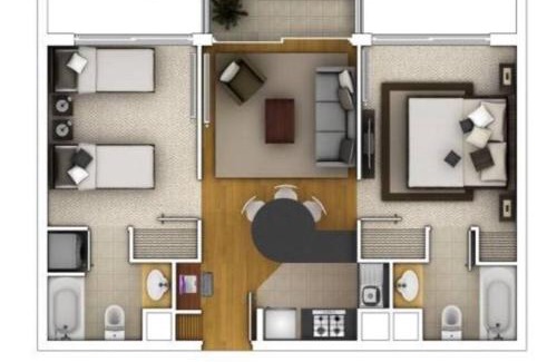 Hualpen Apartment | Cozy 2D Amoblado Near Mall Trébol, Ideal for Families