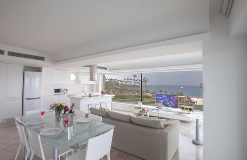 Protaras Cottage | Beachfront 2BDR Apartment with Pool and Seaviews