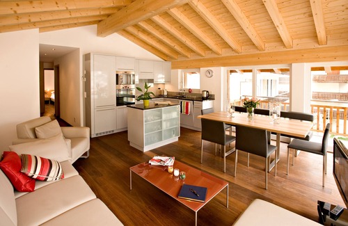 Zermatt Apartment | Stunning Duplex Apartment with Matterhorn Views & Hot Tub