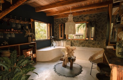 Leona Vicario Cabin | ANAND Ecoaldea: Relax by the Pool with Family-Friendly Perks