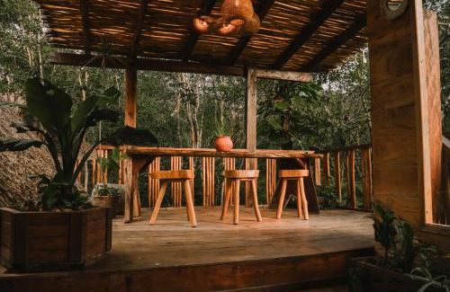 Leona Vicario Cabin | Discover ANAND Ecoaldea: Oceanfront Poolside Paradise