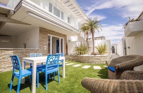 Calimera Apartment | Cozy Andromeda Apartment: Pet-Friendly Stay with Spa Access