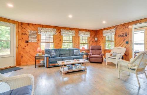 Leeds House | Enjoy Androscoggin Lakefront Cottage with Private Beach Access