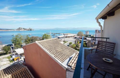 Corfu Town Apartment | Stunning Anemomilos Sea View Penthouse with Oceanfront Views