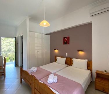 Paleokastritsa Apartment | Explore Anemona Studios: Oceanfront Haven for Families
