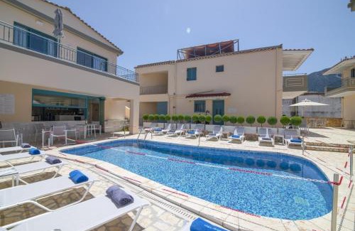 Mytikas Apartment | Explore Anemos Villas: Oceanfront Bliss with Pool & Hot Tub