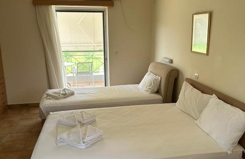 Pefki Apartment | Discover Anna's Studios: Pet-Friendly Stay with Pool Access
