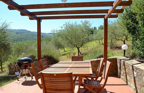Castellina in Chianti Apartment | Beautiful Antico Cipresso in Castellina with Pool & Breakfast
