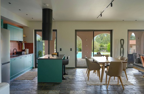Andritsaina-Krestena Villa | Relaxing Stay at Antinea Olympian Villa Orange with Spa