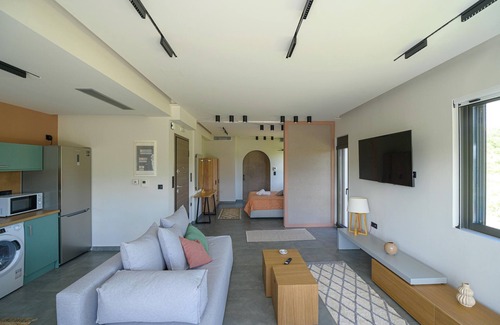 Andritsaina-Krestena Villa | Discover Antinea Olympian Villa East Studio with Ocean View