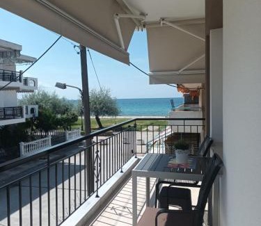 Paralia Dionysiou Apartment | Top-Rated Antonis Apartment with Oceanfront Views