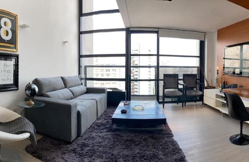 Vila Nova Conceicao Apartment | Pet-Friendly Stay at anyLife Black Duplex Itaim 1811