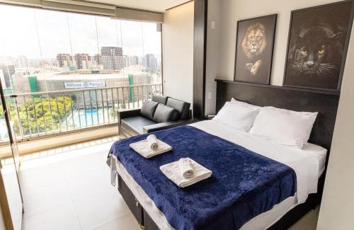Perdizes Apartment | Apart com vista incrível ao lado do Allianz parque e shopping Bourbon - com estacionamento