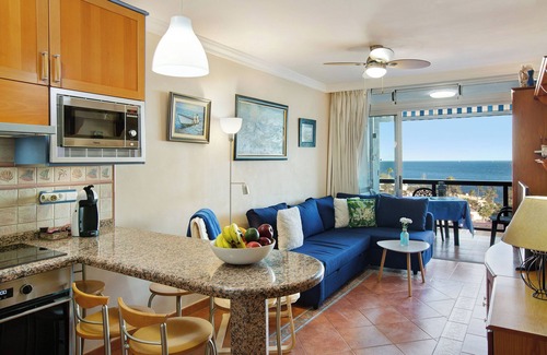 Playa del Aguila Apartment | Oceanfront Apartment Sol Del Sur with Pool and Garden