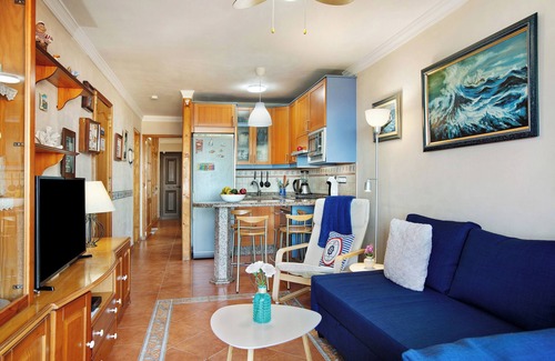 Playa del Aguila Apartment | Oceanfront Apartment Sol Del Sur with Pool and Garden