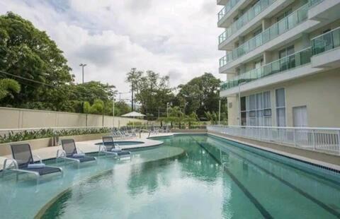 Jacarepagua Apartment | Modern Alecrim Apart Hotel with Pool & Ocean View in Rio