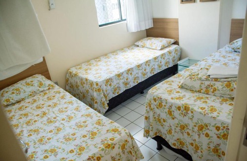 Ponta da Terra Apartment | Apart Verdemar Deluxe Pajuçara com 2 quartos e Prox a Feirinha
