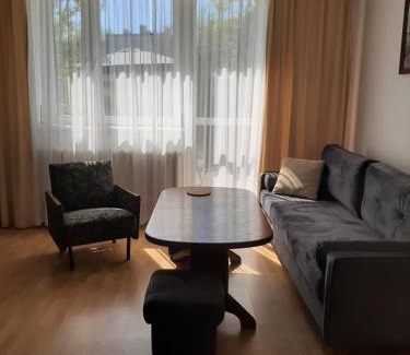 Krokowa Apartment | Family-Friendly Apartment with Garden & Pet Access