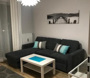 Olsztyn Apartment | Top-Rated Apartament Calamo Tuwima Park with Private Pool