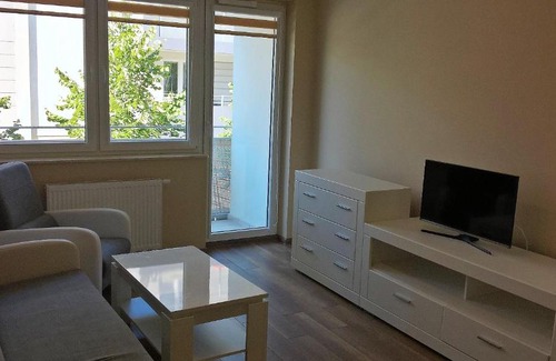 Krzyki Apartment | Top-Rated Apartament Klimasa: Family-Friendly & Accessible