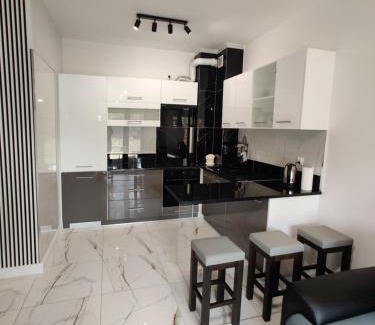 Elk Apartment | Family-Friendly Apartament Mono Ełk in the Heart of Downtown