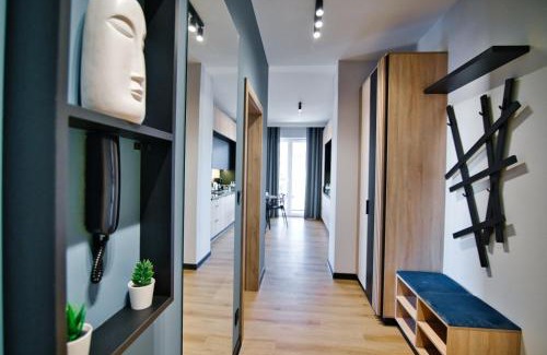 Zator Apartment | Discover Apartament No 61: Pet-Friendly Blue Holiday Home