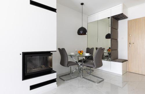 Sztutowo Apartment | Relaxing Escape at Baltic Sun: Pool & Fireplace Retreat