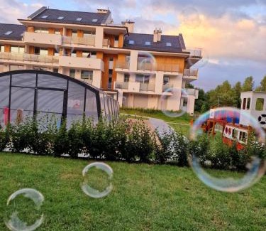 Sztutowo Apartment | Experience Baltic Sun A17: Poolside Apartment Getaway