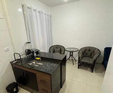 Maracana Apartment | Apartamento à beira da praia em Praia Grande - todo equipado