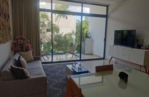 Zama Apartment | Spacious 1-Bedroom Apartment with Terrace in Tulum