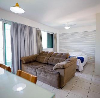 Caminho das Arvores Apartment | Convenient Apartment Near Salvador Shopping with Pool