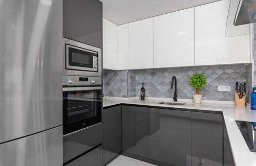 Torrevieja Apartment | Steps from Playa Los Locos: Apartment with Ocean Views