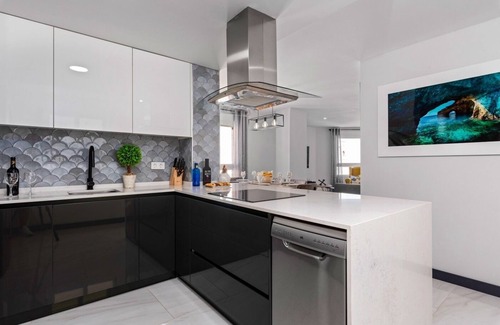Torrevieja Apartment | Steps from Playa Los Locos: Apartment with Ocean Views