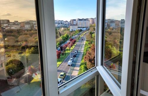Lugo Apartment | Exceptional Calzada Romana Apartment with Pool Access