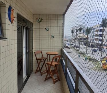 Prainha Apartment | Oceanfront Apartment with Parking and Balcony Screens