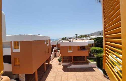 Vista de los Angeles-Rumina Apartment | Oceanfront Apartment with Pool in Mojacar Playa