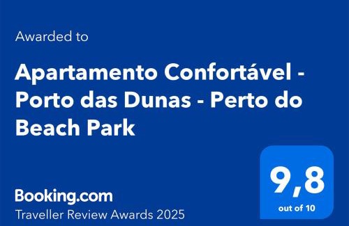 Porto das Dunas Apartment | Cozy Oceanfront Apartment Near Beach Park - Top Rated Stay