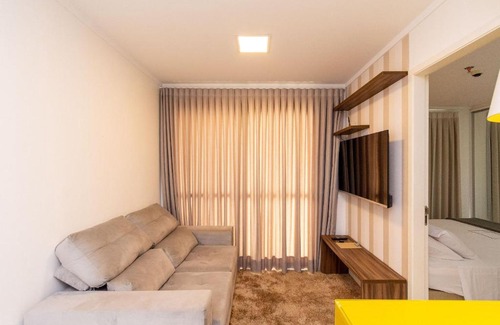 Goiania Apartment | Inviting 1-Bedroom Apartment in Jardim Goiás with Pool