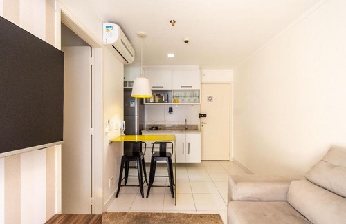 Goiania Apartment | Inviting 1-Bedroom Apartment in Jardim Goiás with Pool