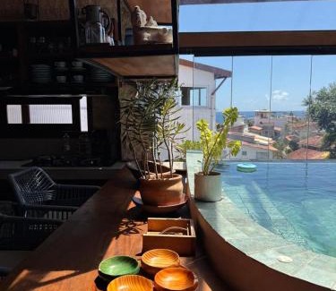 Morro de Sao Paulo Apartment | Apartamento Duplex com piscina Barão Vermelho Morro de São Paulo