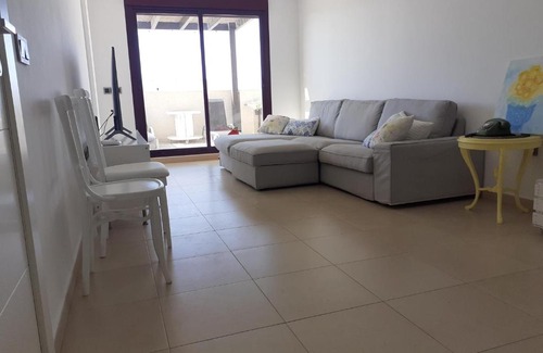 Aguilas Apartment | Inviting Águilas Apartment with Pool and Ocean Views