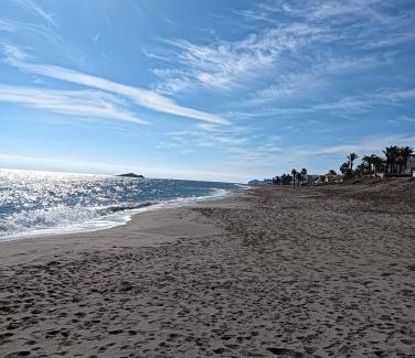 Carboneras Apartment | Oceanfront Apartment Steps from the Beach with Hot Tub