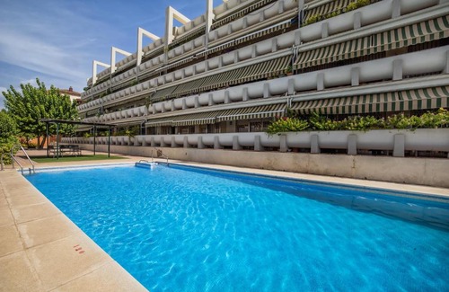 Distrito Norte Sierra Apartment | Elegant Apartamento Los Tilos with Pool & Parking