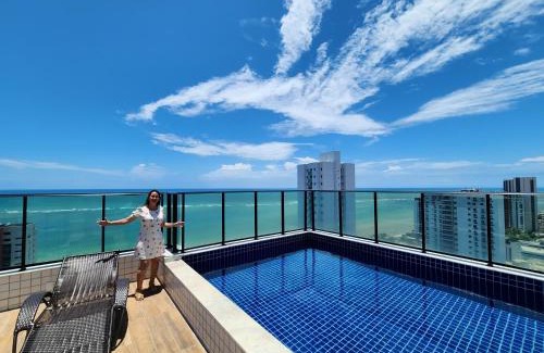 Candeias Apartment | Comfortable Apartment in Candeias with Pool & Ocean View