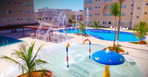 Caldas Novas Apartment | Beautiful Apartment at Encontro das Águas with Pool & Breakfast