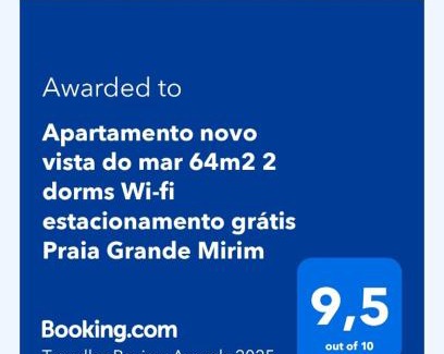 Mirim Apartment | Ocean View Apartment with Free Parking & Wi-Fi in Praia Grande