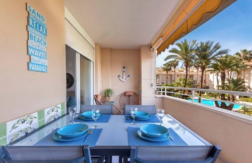 Platja de l'Arenal Apartment | Cozy Syros Apartment near Beach with Pool and Spa Access