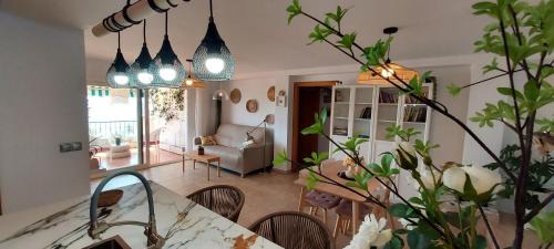Santa Pola Apartment | Beautiful Apartment with Island Views and Pool Access