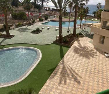 Los Cristianos Apartment | Cozy Apartamentos Costamar with Oceanfront Views & Pool